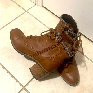 WOMENS CASUAL FALL MOCHA BOOTS